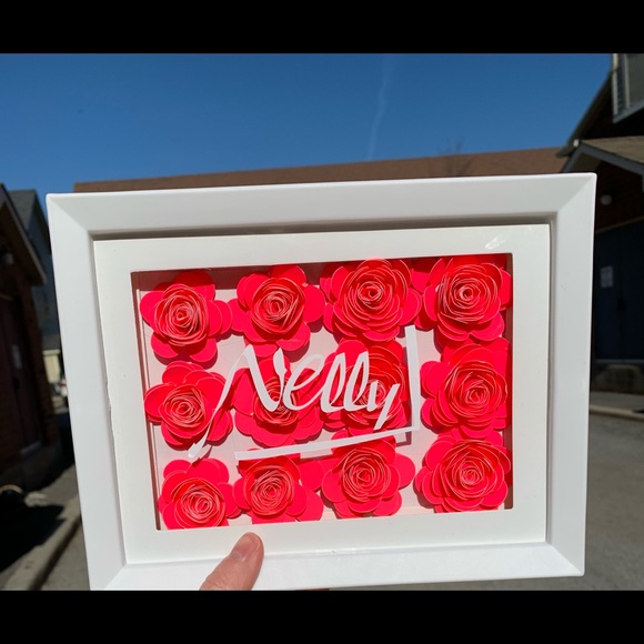Roses shadow box - Picture 13 of 14